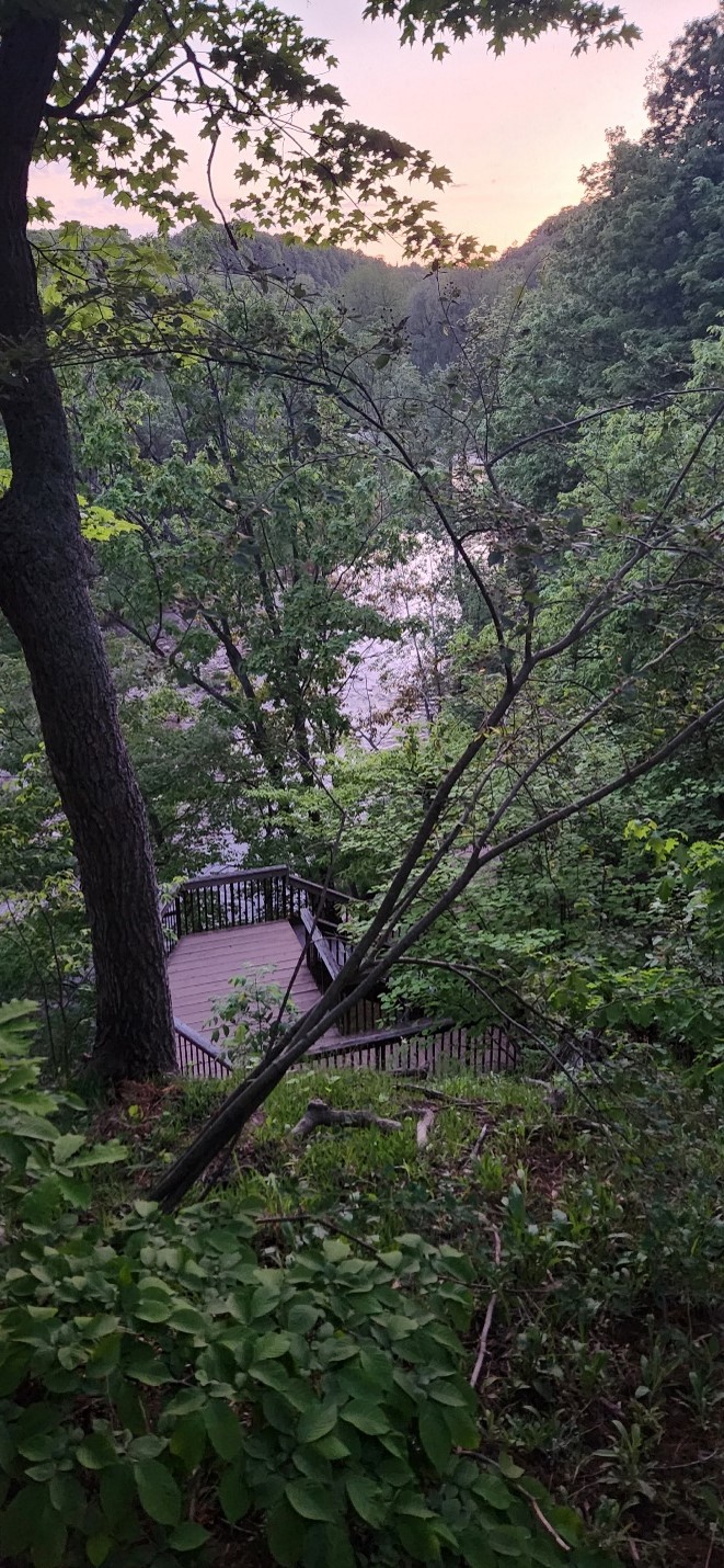 Sixteen Mile Creek with natural surroundings